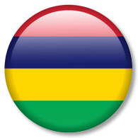 Mauritius Flag Button s